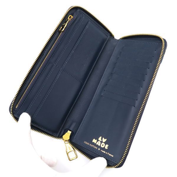 Louis Vuitton Monogram Denim Nigo Zippy Wallet Vertical