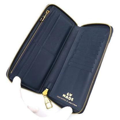 Louis Vuitton Monogram Denim Nigo Zippy Wallet Vertical
