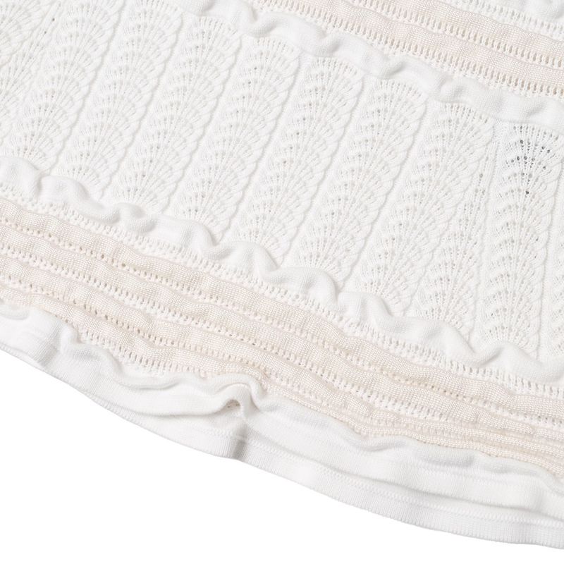 Louis Vuitton Tank Top XS LV Chain Knit White Ivory