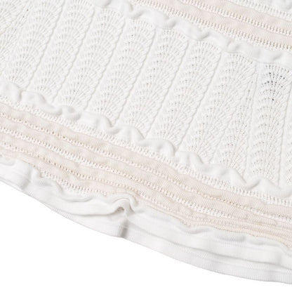 Louis Vuitton Tank Top XS LV Chain Knit White Ivory
