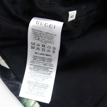 Gucci Hawaiian Set Suit Shirt Dress 40 42 Black