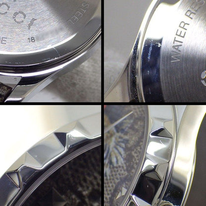 Gucci Watch Timeless 126.4 Taiga Beige GG Supreme Fabric Dial
