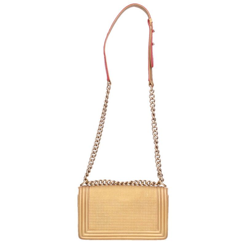 Chanel Boy 25 Lambskin Chain Shoulder Bag 25