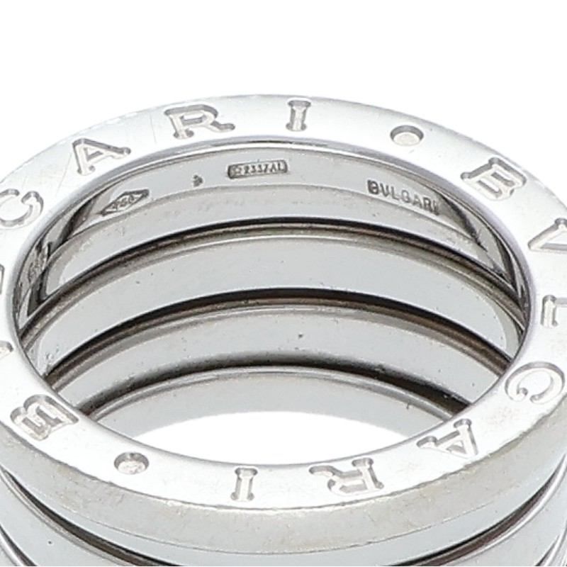 Bvlgari B-zero One 18K White Band Ring 49