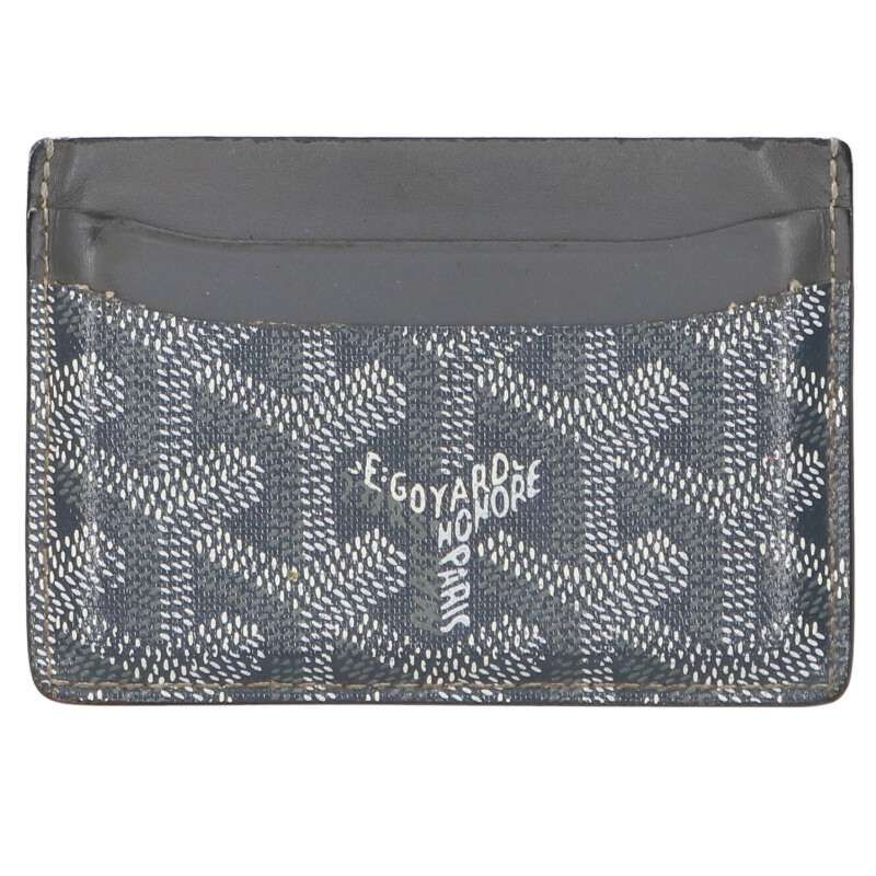 Goyard Saint Sulpice Herringbone Allover Pattern Pvccard Case