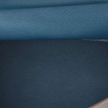 Hermes Kelly 35 Verso Veau Epsom Etoupe Inner Sewing
