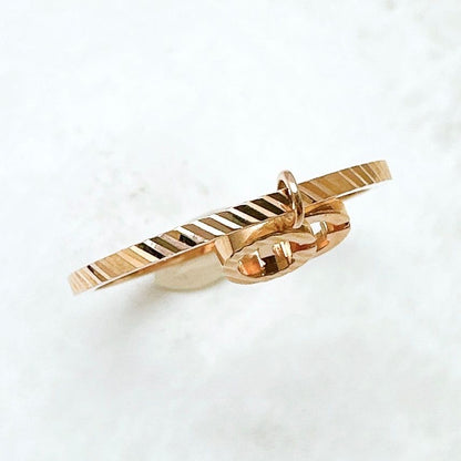 Gucci Icon Pink Gold Ring U