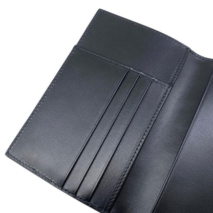 Prada Card Case Passport Calf Leather Triangle Logo