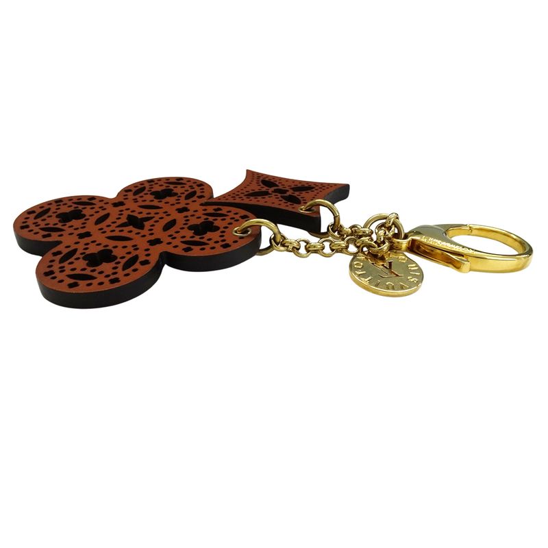 Louis Vuitton Charm Leather Bijou Sacrabesque Brown
