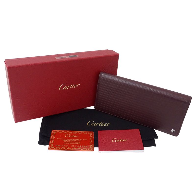 Cartier Wallet Long Wallet Pasha de Cartier Leather