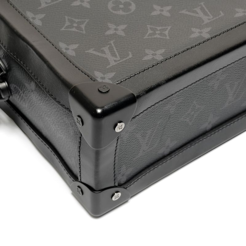 Louis Vuitton Shoulder Bag Monogram Eclipse Soft Trunk