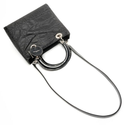 Dior Handbag Cannage Nylon 2-Way
