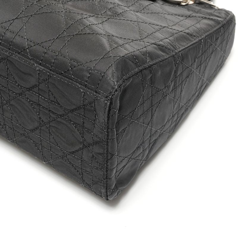 Dior Handbag Cannage Nylon 2-Way