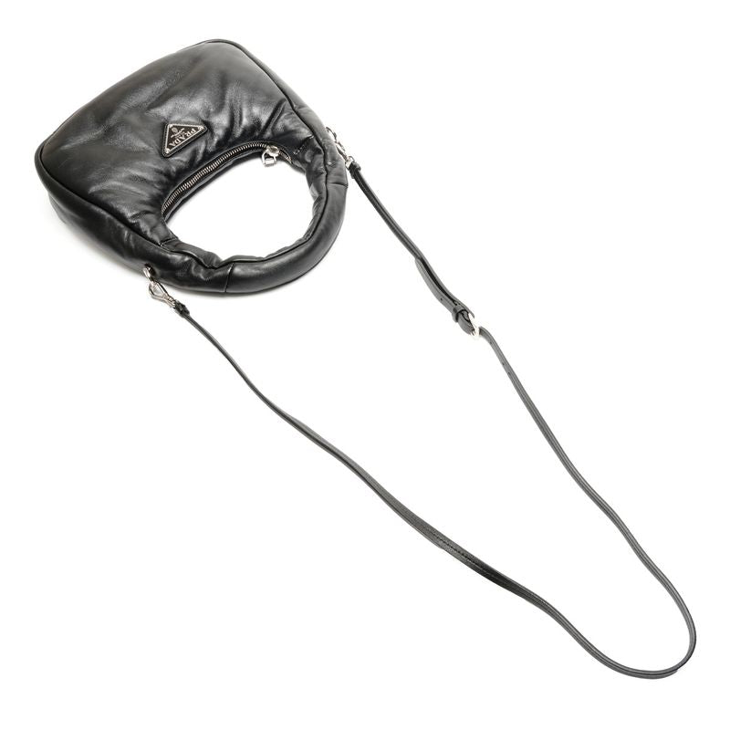 Prada Handbag Leather Soft Padded Nappa 2-Way