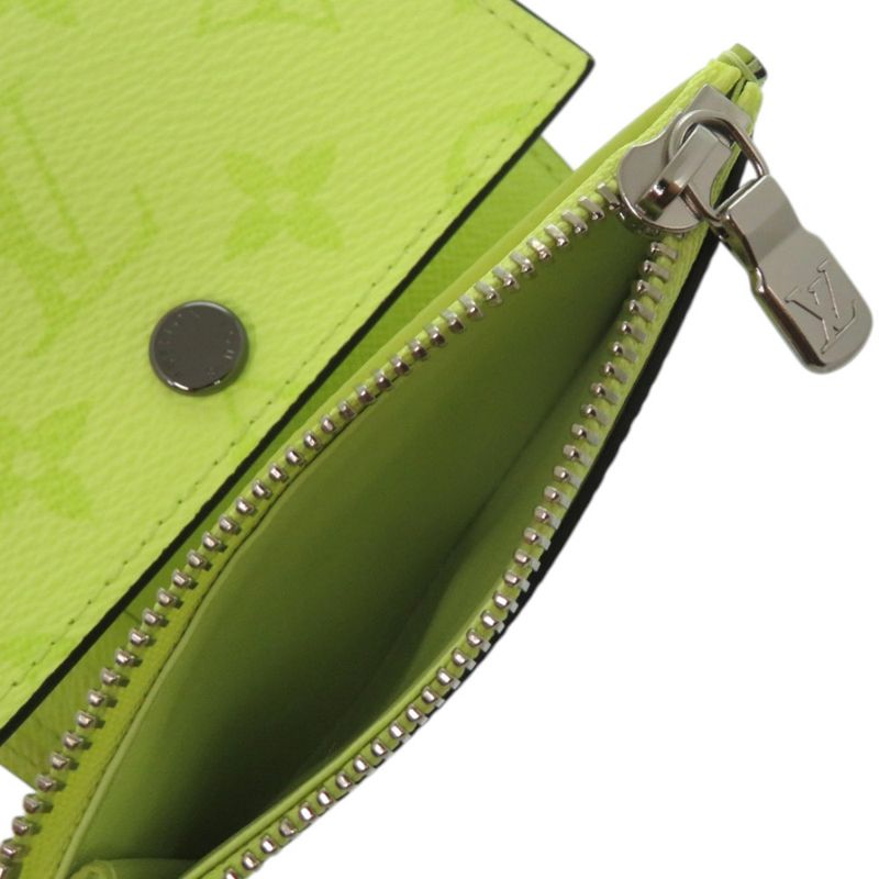 Louis Vuitton Monogram Victor Wallet Taigarama Taiga Fluorescent