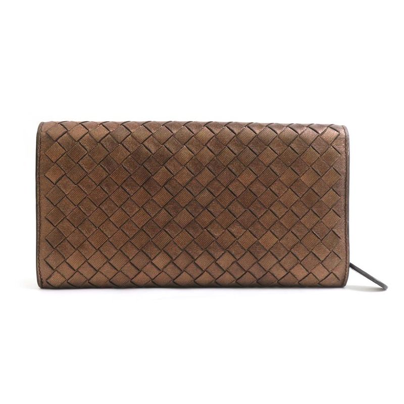 Bottega Veneta Long Wallet Intrecciato