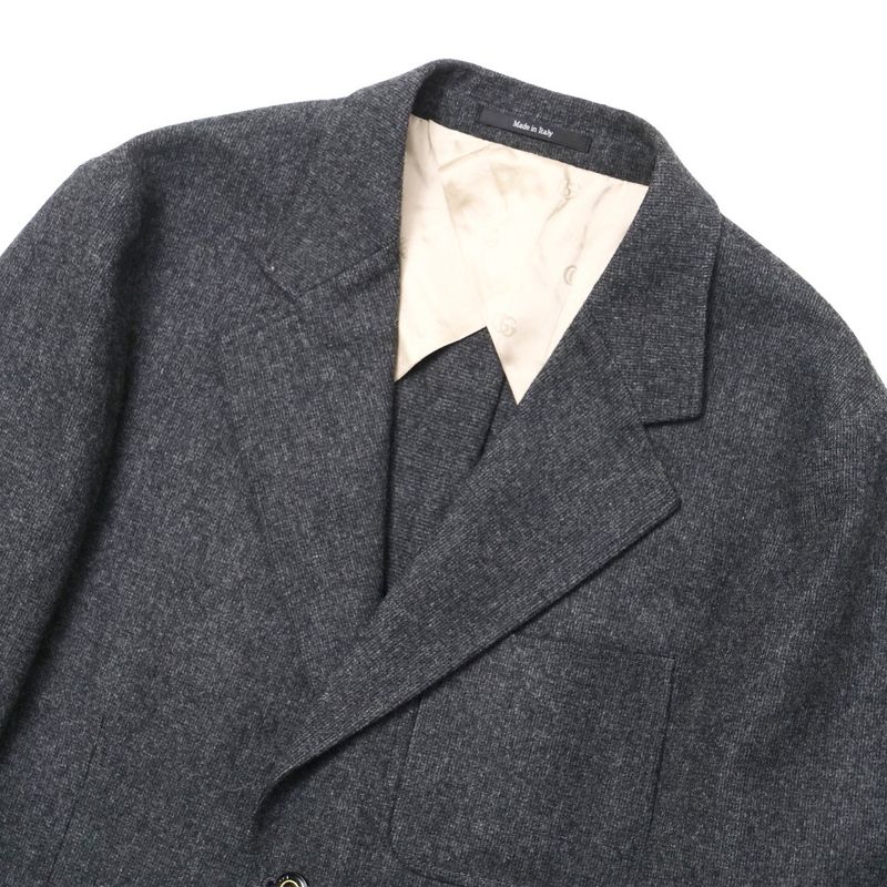Gucci Tailored Jacket Blue Leather Single