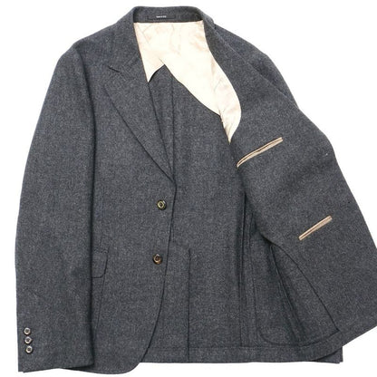 Gucci Tailored Jacket Blue Leather Single