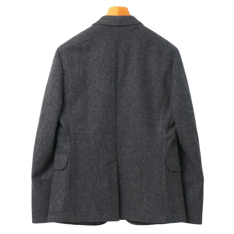 Gucci Tailored Jacket Blue Leather Single