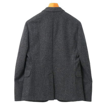 Gucci Tailored Jacket Blue Leather Single