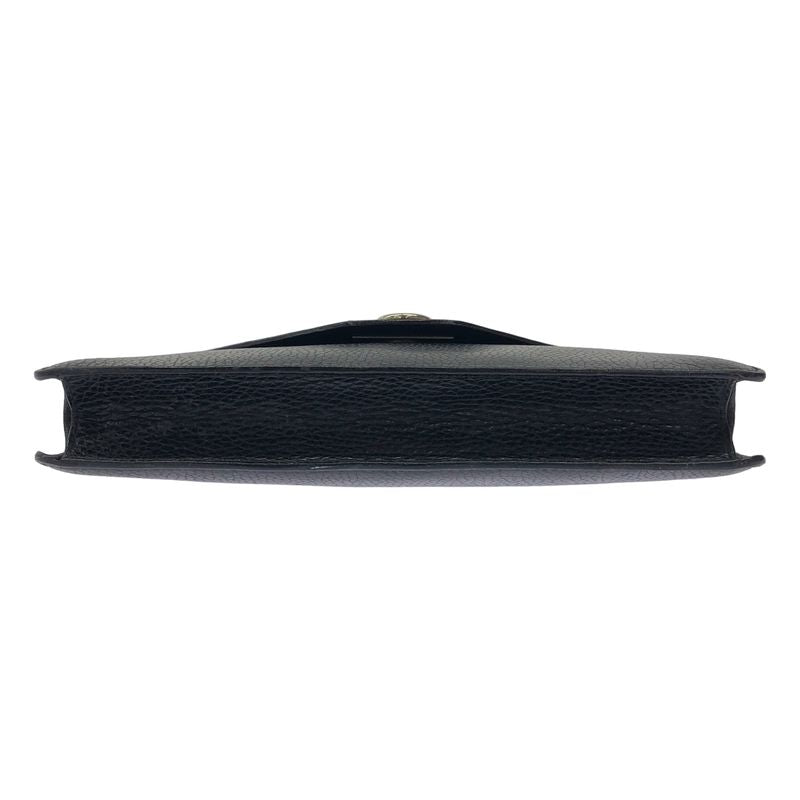 Celine Leather Clutch Black
