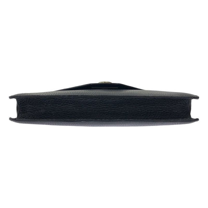 Celine Leather Clutch Black