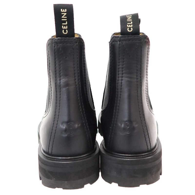 Celine Margaret Side Gore Chelsea Boots Black 36