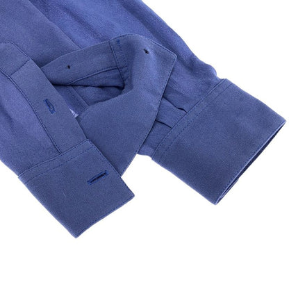 Louis Vuitton Silk Dress Blue 36