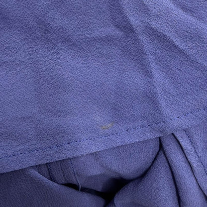 Louis Vuitton Silk Dress Blue 36