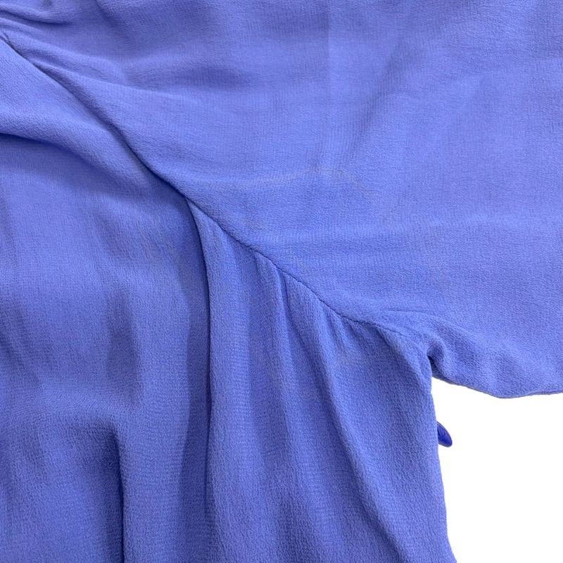Louis Vuitton Silk Dress Blue 36