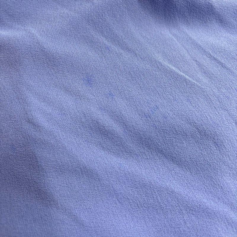Louis Vuitton Silk Dress Blue 36