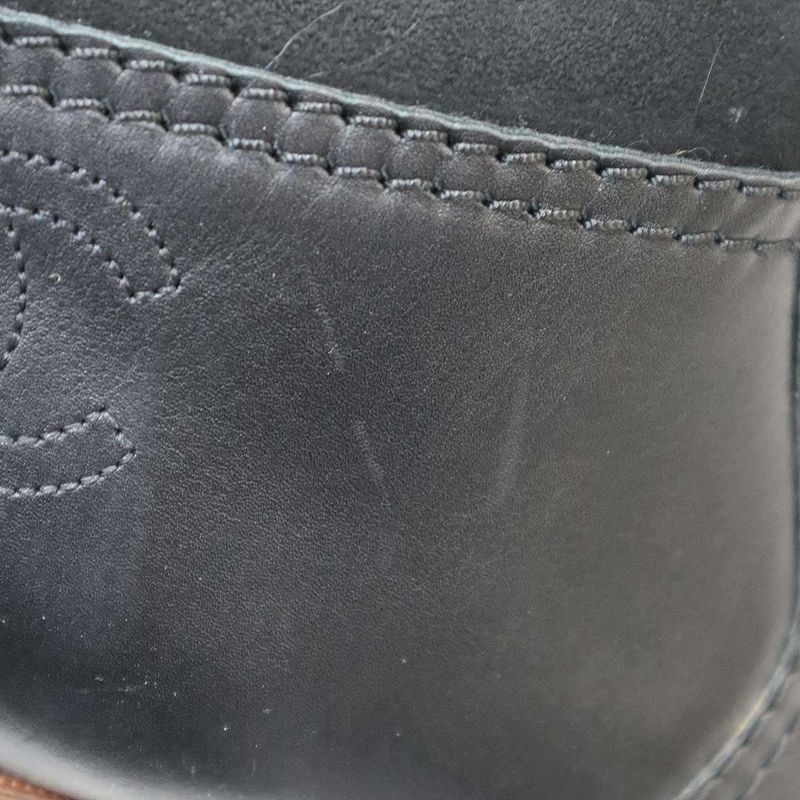 Chanel CC Logo Mouton Leather Long Boots Black 37