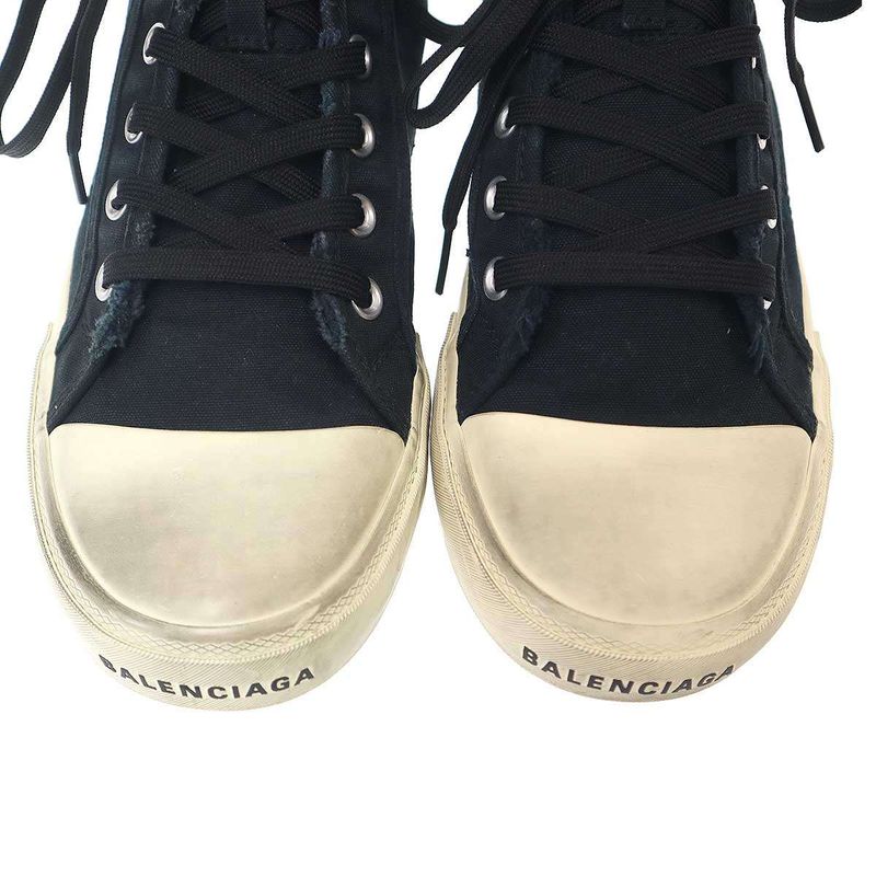 Balenciaga Paris High Top High Cut Sneakers Black 43