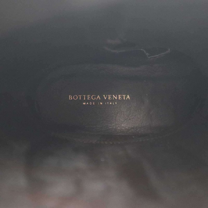 Bottega Veneta Intrecciato Leather Long Boots Brown 36