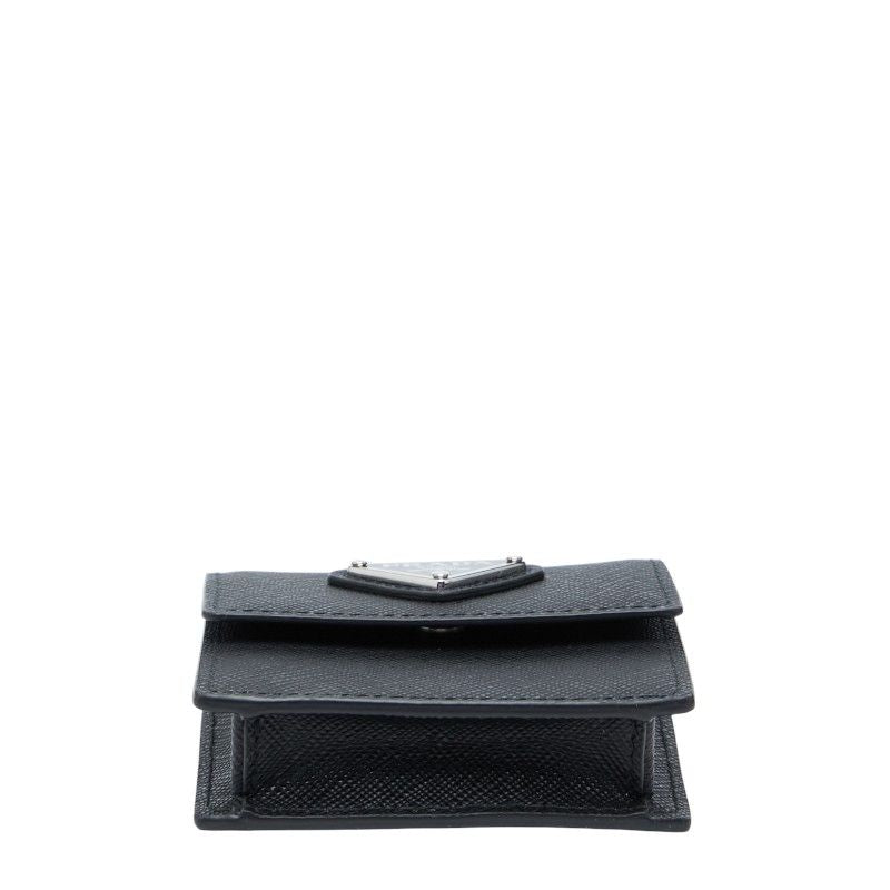 Prada Pouch Black Saffiano Leather