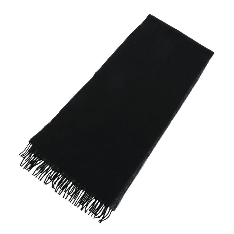 Dior Au Bree Double Face Muffler Gray Cashmere Wool Scarf
