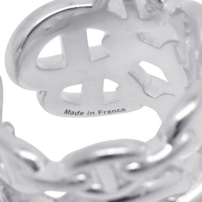 Hermes Ring Chaine D'ancre GM Enchainee Silver 48
