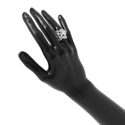 Hermes Ring Chaine D'ancre GM Enchainee Silver 48