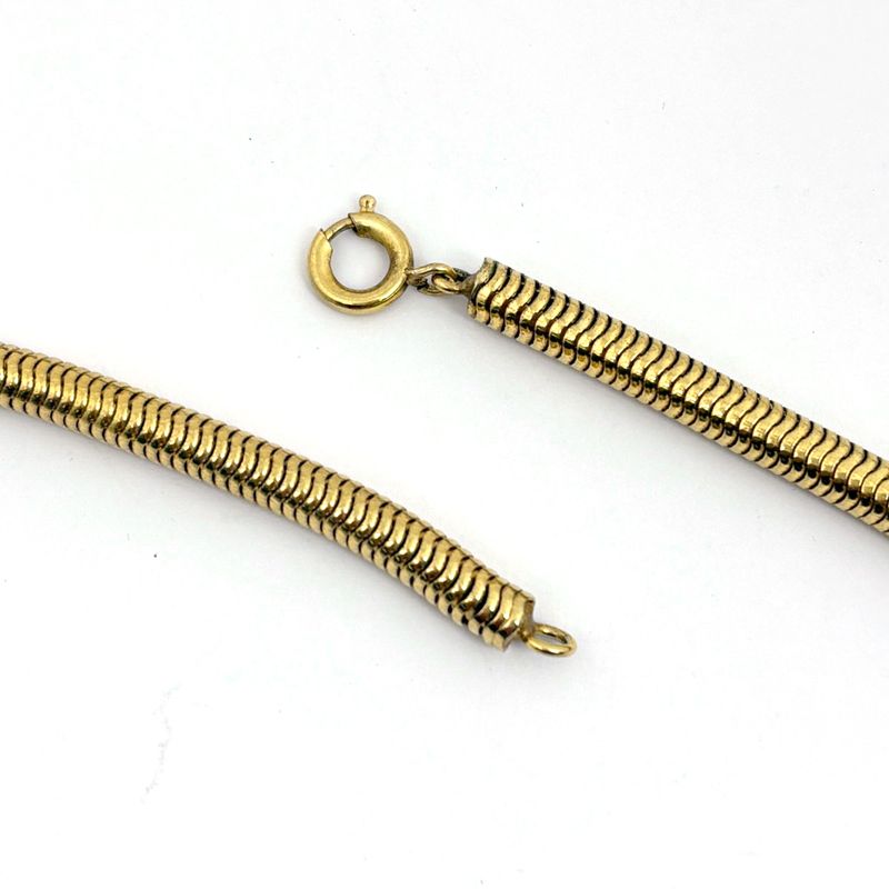 Dior Christian Long Necklace Flower Necklace Gold Plated White