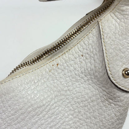 Gucci Logo Shoulder Bag Sherry Line Web Bamboo Motif One Leather