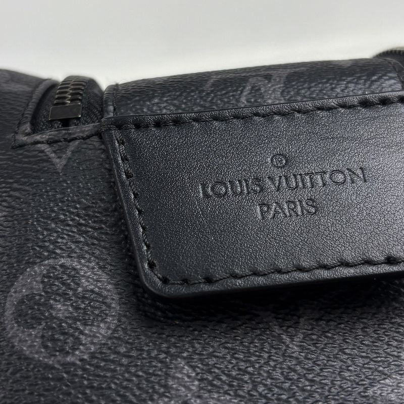 Louis Vuitton Dop Kit Pouch Travel Bag Second Damier Graphite Black