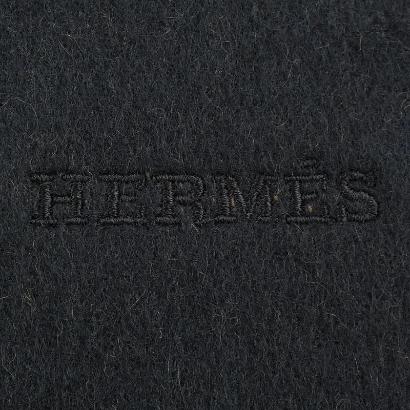 Hermes Scarf Cashmere Black