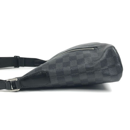 Louis Vuitton Shoulder Bag Mick PM Damier Graphite Canvas Black