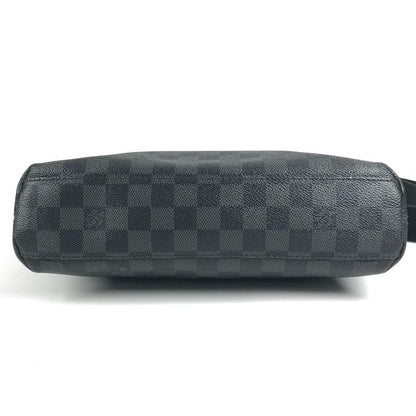 Louis Vuitton Shoulder Bag Mick PM Damier Graphite Canvas Black