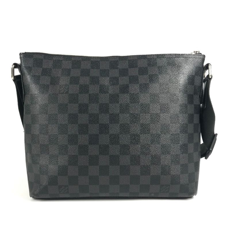 Louis Vuitton Shoulder Bag Mick PM Damier Graphite Canvas Black
