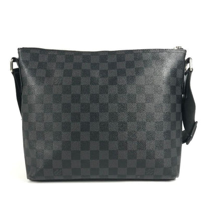 Louis Vuitton Shoulder Bag Mick PM Damier Graphite Canvas Black