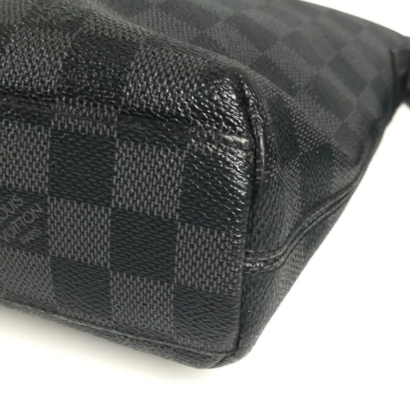 Louis Vuitton Shoulder Bag Mick PM Damier Graphite Canvas Black