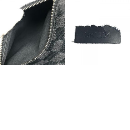 Louis Vuitton Shoulder Bag Mick PM Damier Graphite Canvas Black