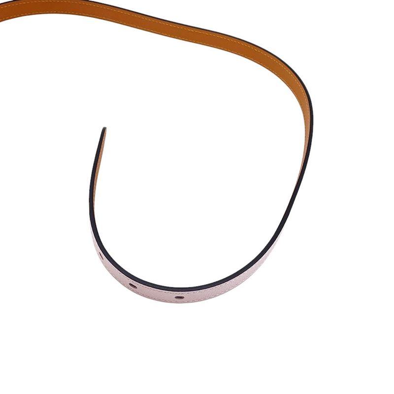 Hermes Belt Pop 15 Mobu Perlee Chai Silver Epsom 70 Mauve Pale Chai
