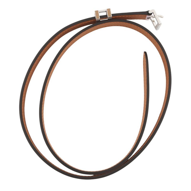 Hermes Belt Pop 15 Mobu Perlee Chai Silver Epsom 70 Mauve Pale Chai
